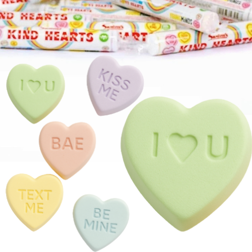 Large Love Heart Bath Bombs