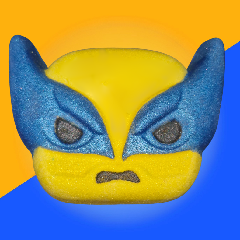 Adamantium Yellow Comic Superhero Bath Bomb