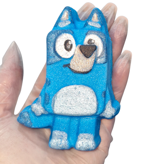 Blue Australian Cartoon Dog Bath Bomb