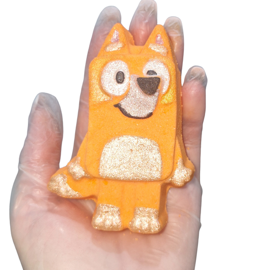 Orange Australian Cartoon Dog Bath Bomb