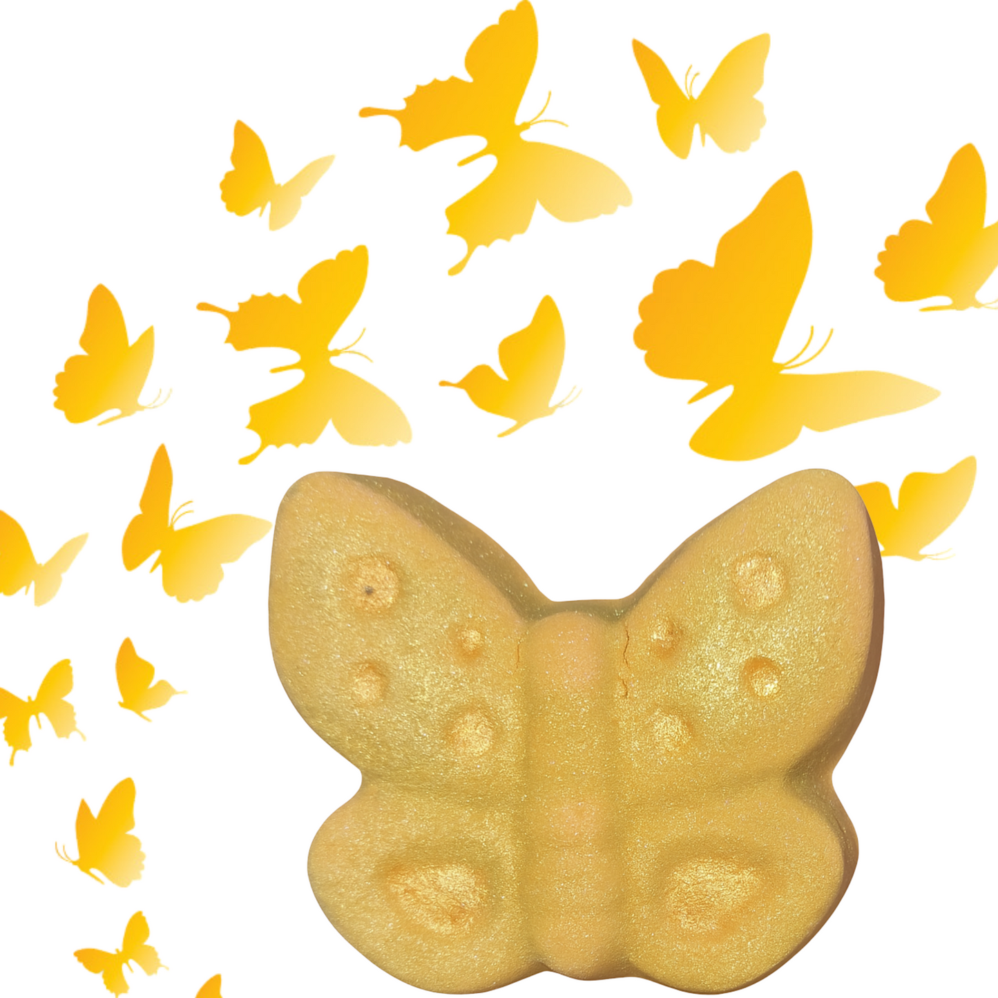 Orange Butterfly Bath Bomb