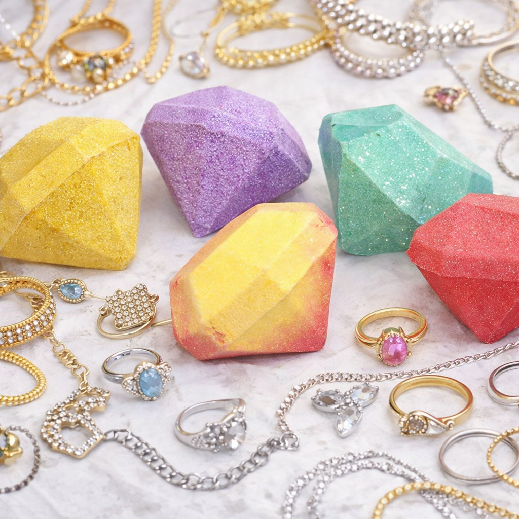 Jewellery Surprise Diamond Bath Bombs!