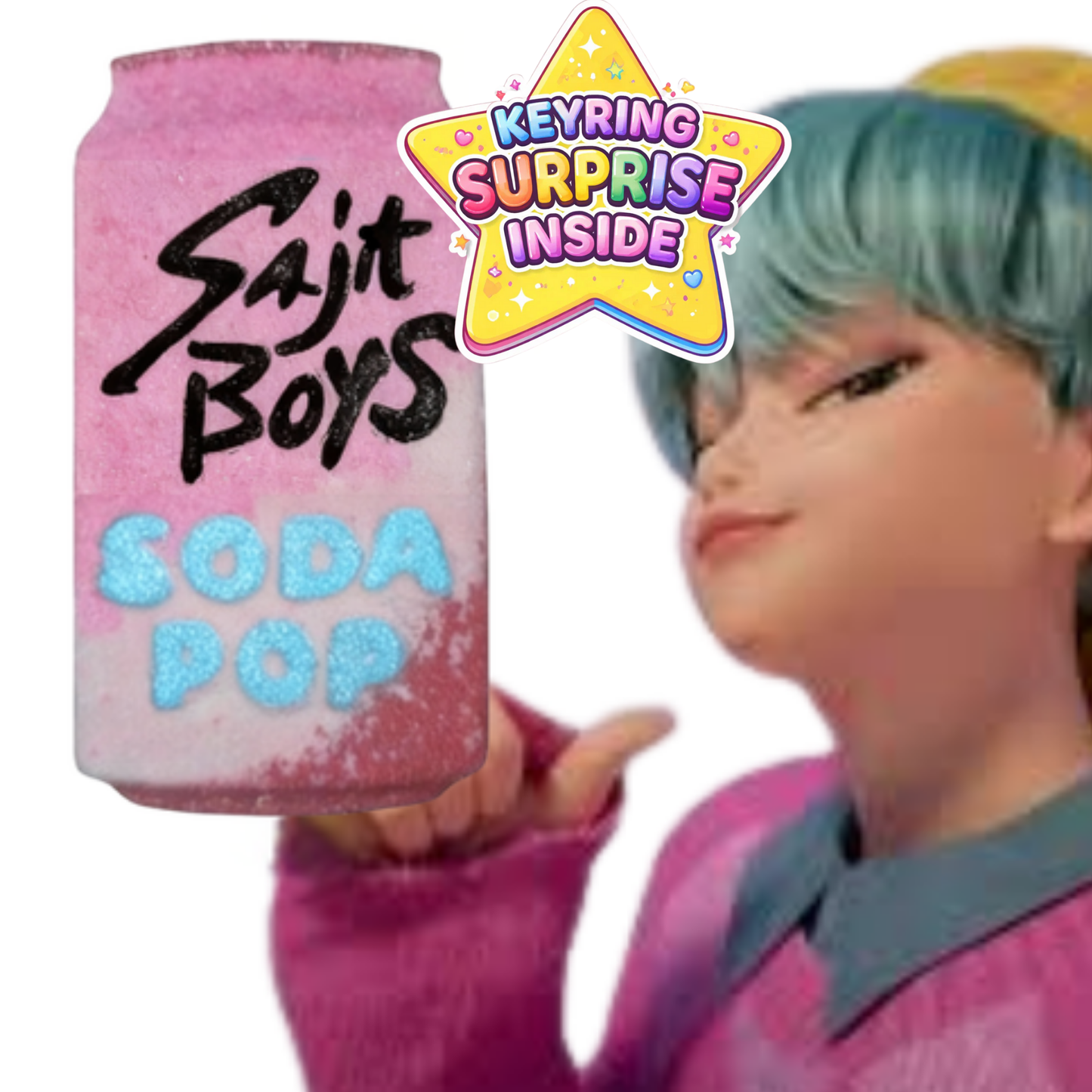 Kpop Saja Boys Soda Pop Can Bath Bomb - Surprise Inside