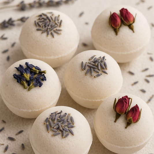 Hypoallergenic Bath Bombs – Natural, Gentle & Fragrance-Free