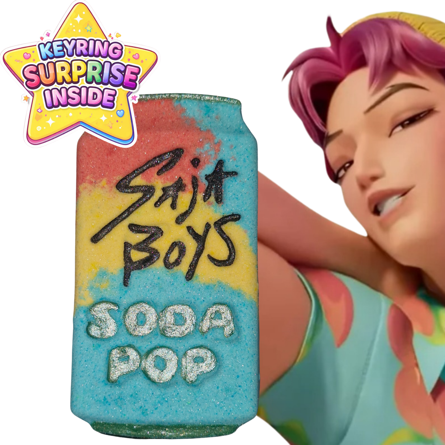 Kpop Saja Boys Soda Pop Can Bath Bomb - Surprise Inside