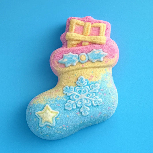 Pair of Christmas Stocking Bath Bombs