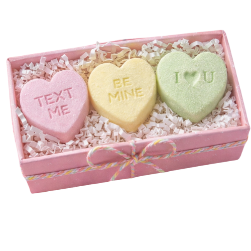 Large Love Heart Bath Bombs