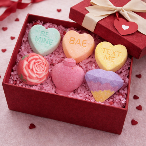 Valentine’s Bath Bomb Gift Set – Love & Pamper Collection