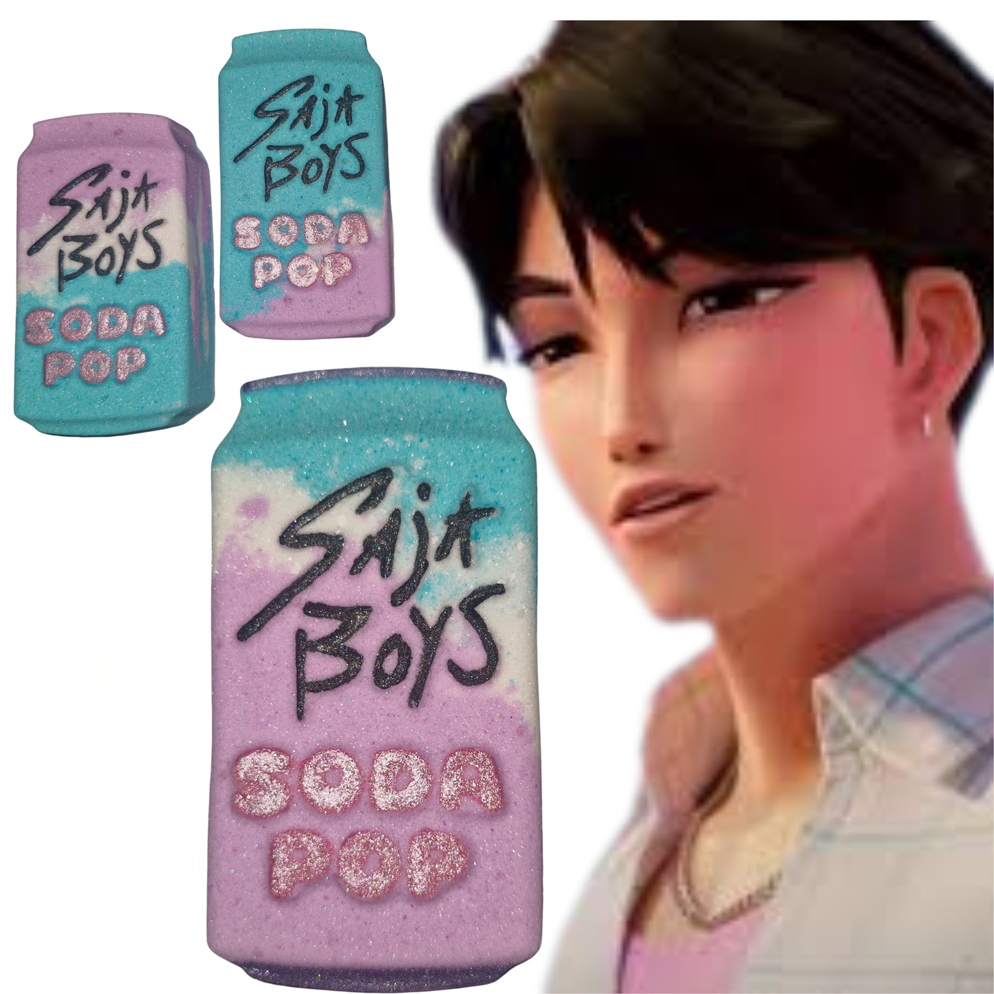 Kpop Saja Boys Soda Pop Can Bath Bomb - Surprise Inside