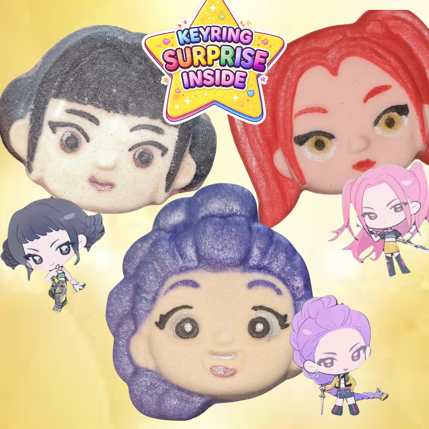 K-Pop Demon Killers Bath Bombs