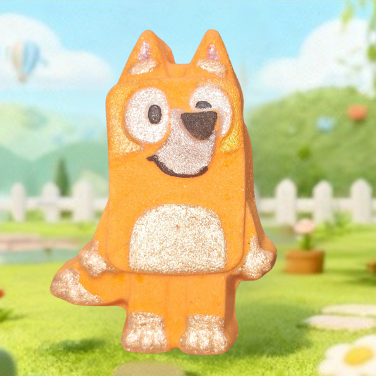 Orange Australian Cartoon Dog Bath Bomb