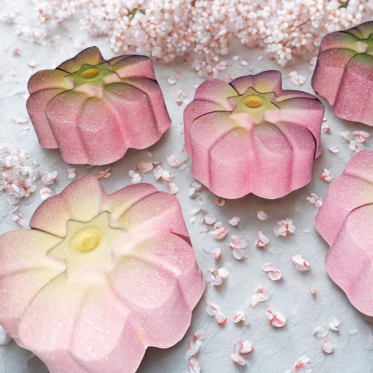 Pink Flowers Bath Bomb