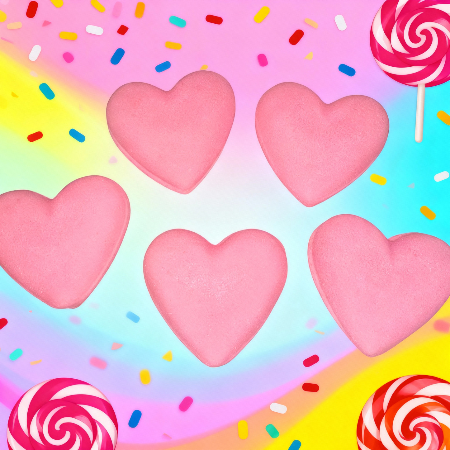 Valentine Love Heart Bath Bomb