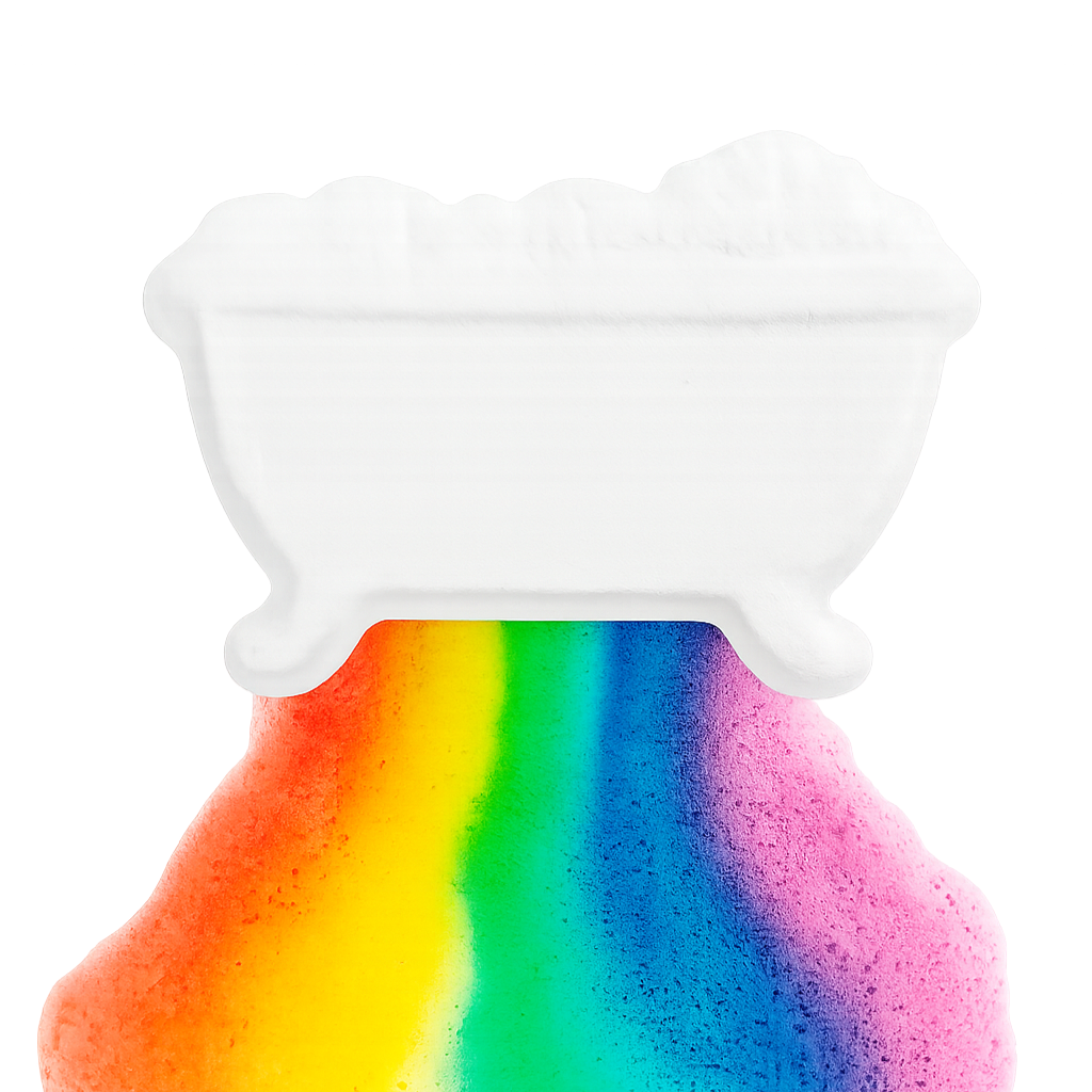 Rainbow Bath Tub Bath Bomb