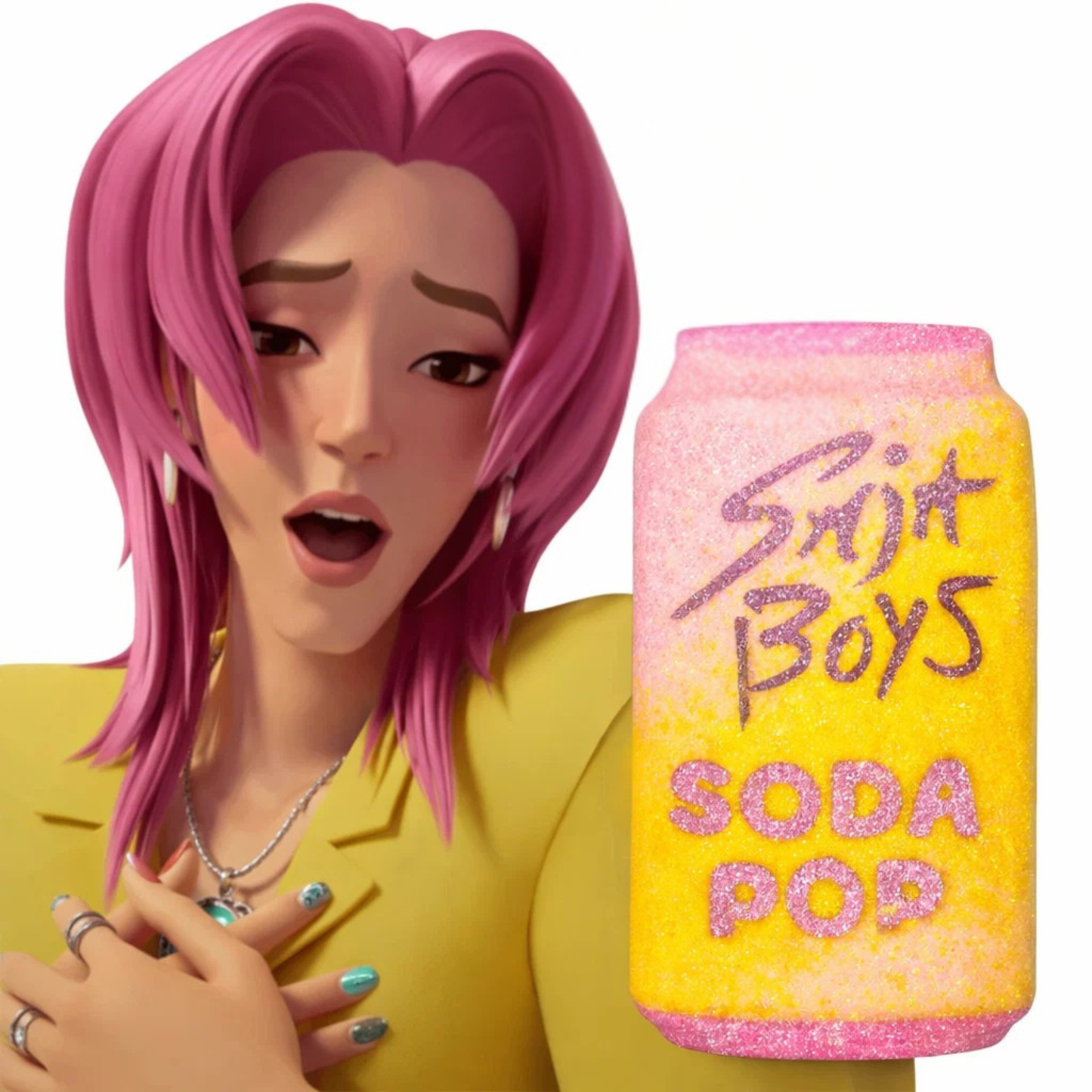 Kpop Saja Boys Soda Pop Can Bath Bomb - Surprise Inside