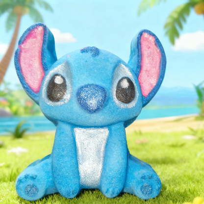 Blue Alien Experiment Pup Bath Bomb