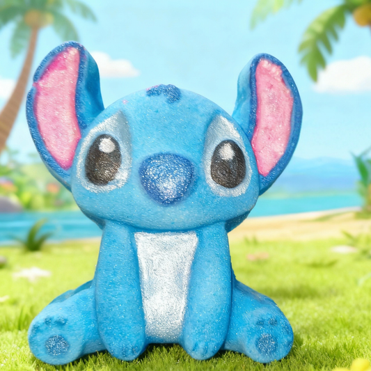 Blue Alien Experiment Pup Bath Bomb